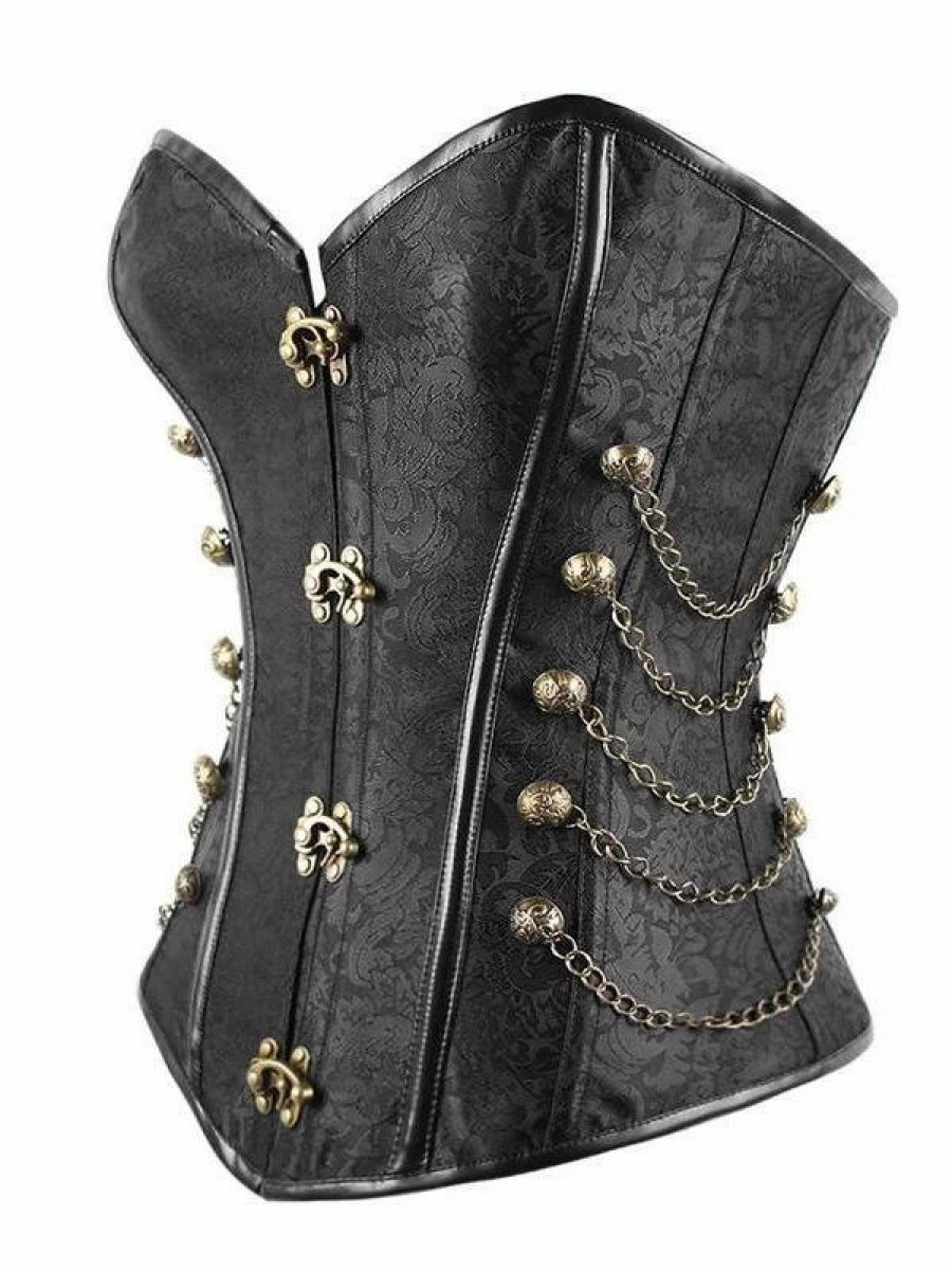 * Chain Side Vantage Corset | Corsets & Lingeries