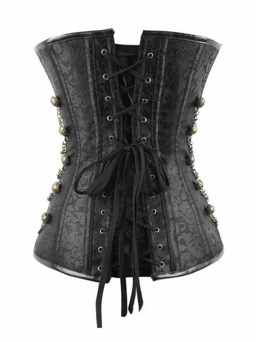 * Chain Side Vantage Corset | Corsets & Lingeries