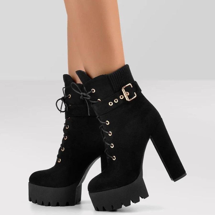 * Platform Ankle Boots | Boots