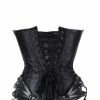 * Gothic Suspended Jacquard Cutout Halter Corset | Corsets & Lingeries