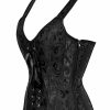 * Classic Bandaged Jacquard Goth Punky Corset | Corsets & Lingeries