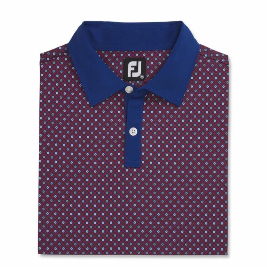 * Lisle Circle Print Self Collar | Shirts