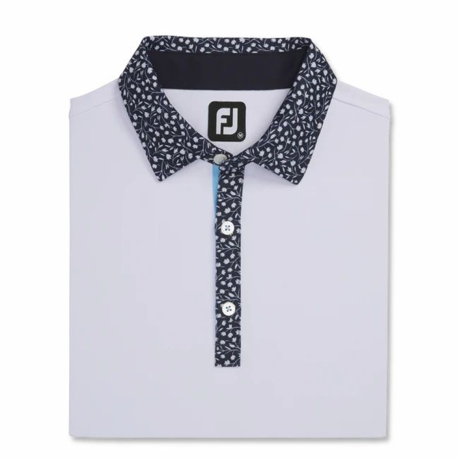 * Pique Tulip Trim Stretch Lisle Collar | Shirts