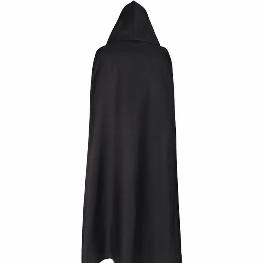 * Moon Change Goth Solid Hooded Cloak | Jackets & Coats