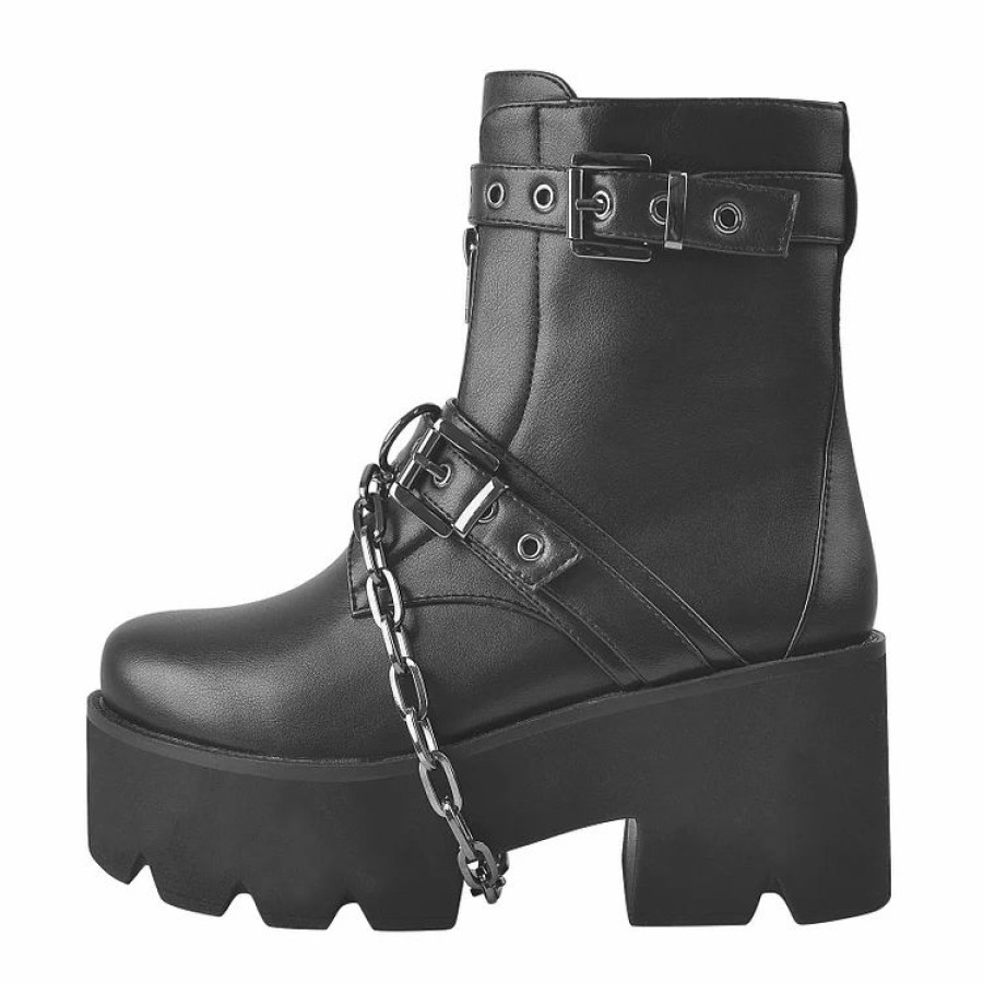 * Platform Wedge Lace Up Boots | Boots