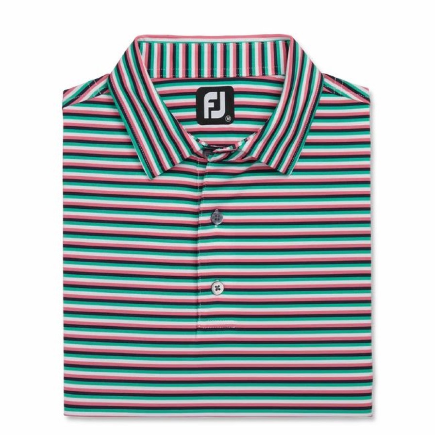 * Multi Stripe Lisle Self Collar | Shirts